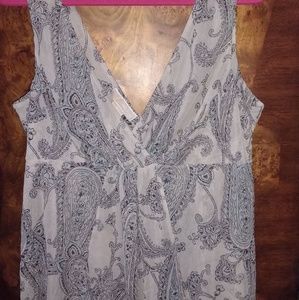 Michael Kors 2x empire v neck top